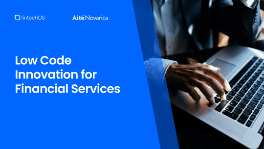 Low Code Innovation for Financial Services Cover