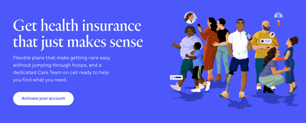 Oscar P2P Health Insurance website