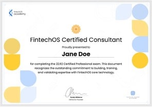 FintechOS 22.R3 - certification programme