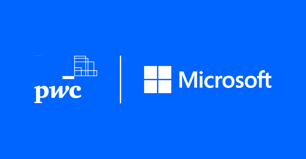 PWC and Microsoft Logos
