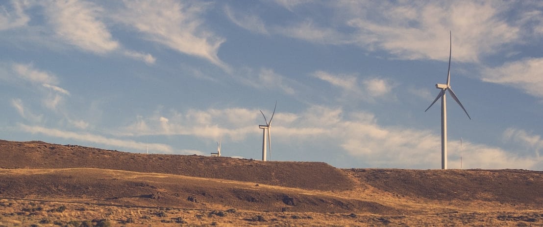 Wind turbines signifying alternative lending solutions