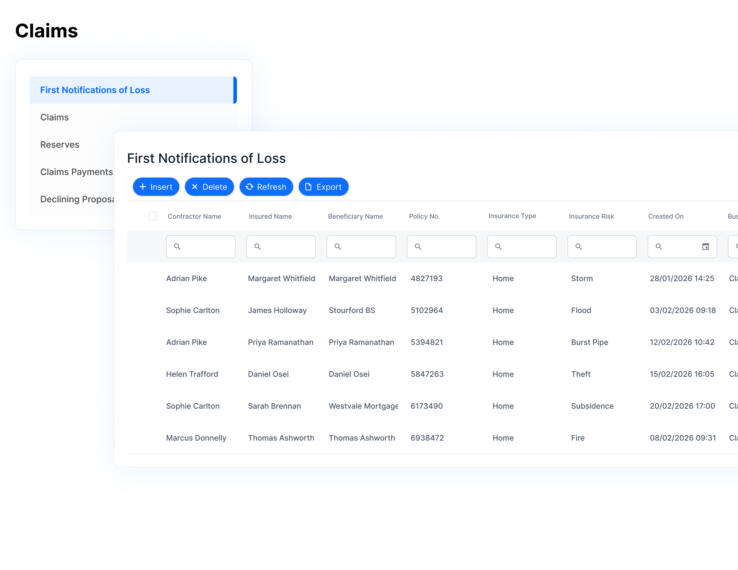 Claims Management